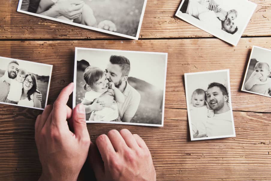 Fotogaver kan også blive en god personlig gave til din far